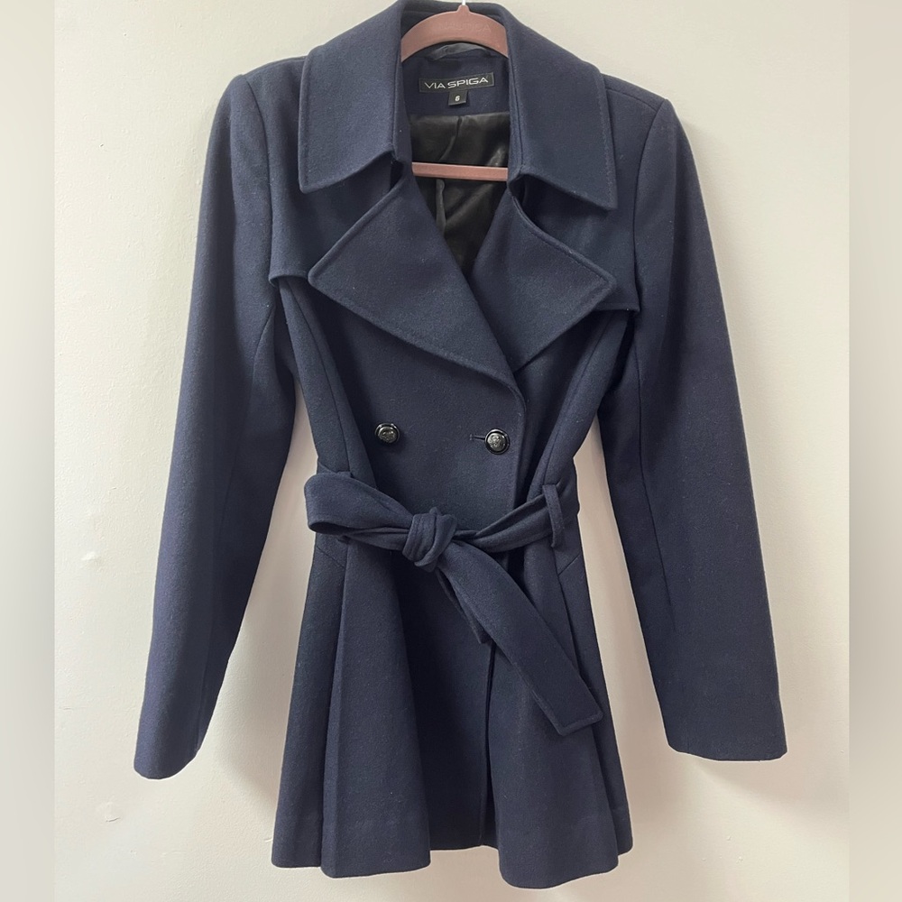 Via Spiga | Women’s Wool Pea Coat